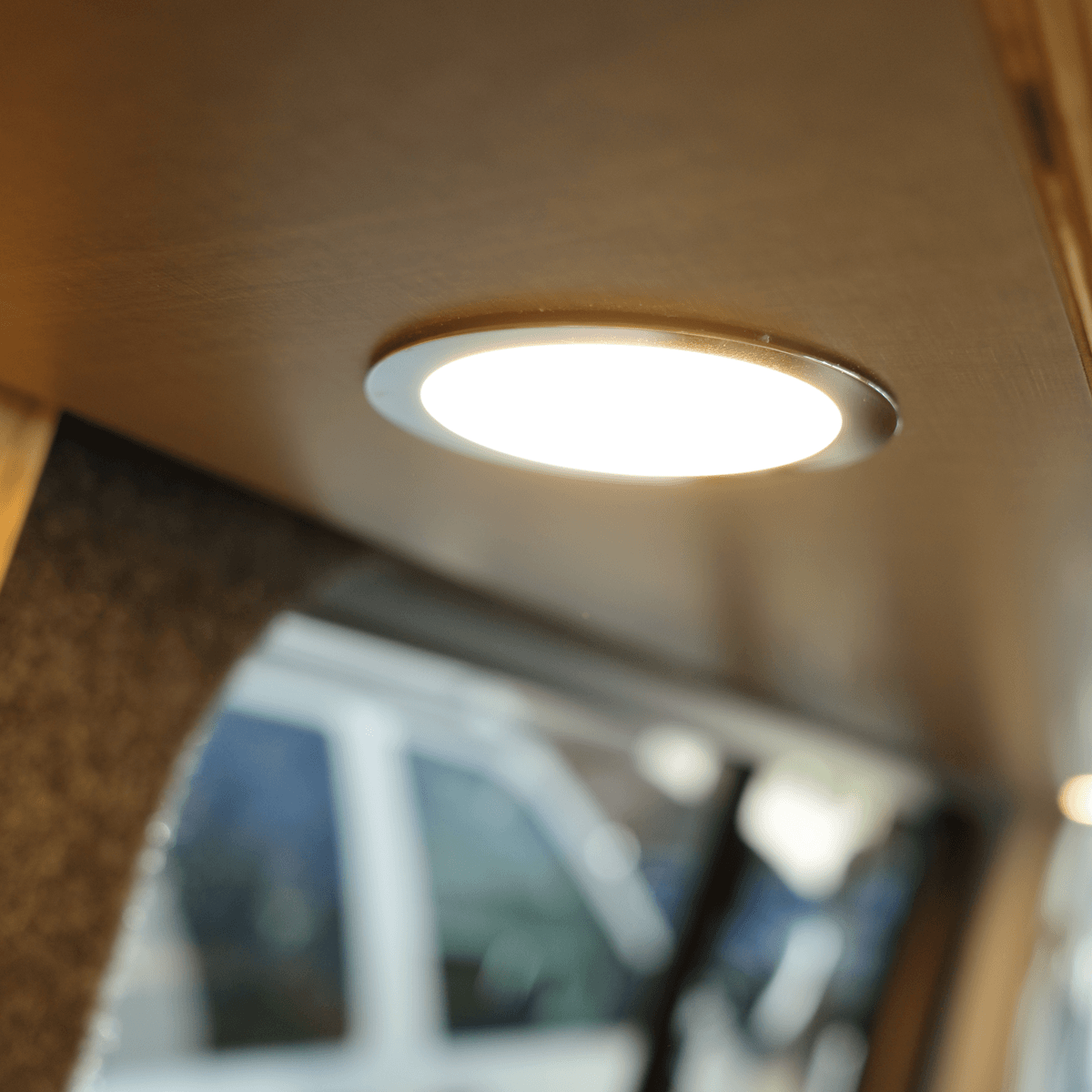 LED Spot Deckenbeleuchtung 3W, 12V, warmweiß, chrom